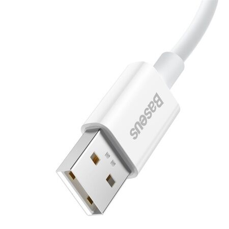 Кабель USB BASEUS Superior Series (SUPERVOOC) Fast Charging, USB - Type-C, 65W, 1 м, белый - 6
