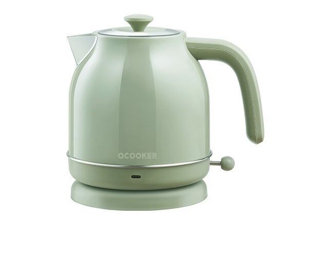 Электрический чайник Qcooker Retro Electric Kettle 1.7L (Green/Зеленый) - 1