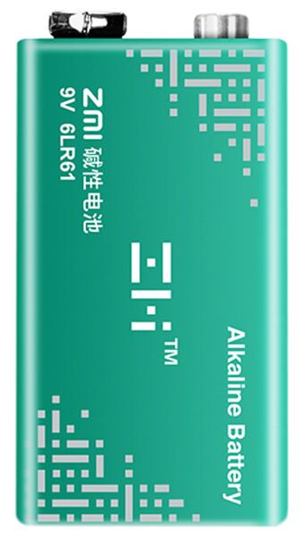 Батарейка КРОНА - ZMI Alkaline 6LR61 9V (Green) - 1