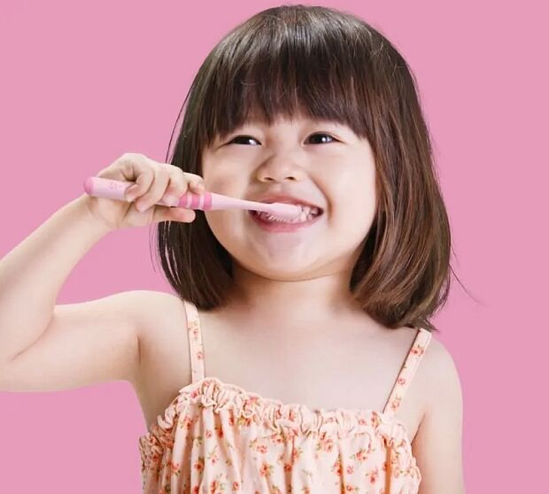 Детская зубная щетка Dr.Bei Toothbrush Children (Pink/Розовый) - 6