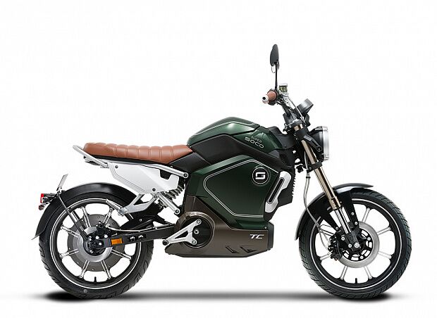 Электромотоцикл Super Soco TC (Vintage Green)  - 1