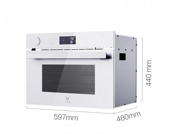 Встраиваемая духовка Viomi Internet Steaming Oven Embedded (White/Белый) - 2