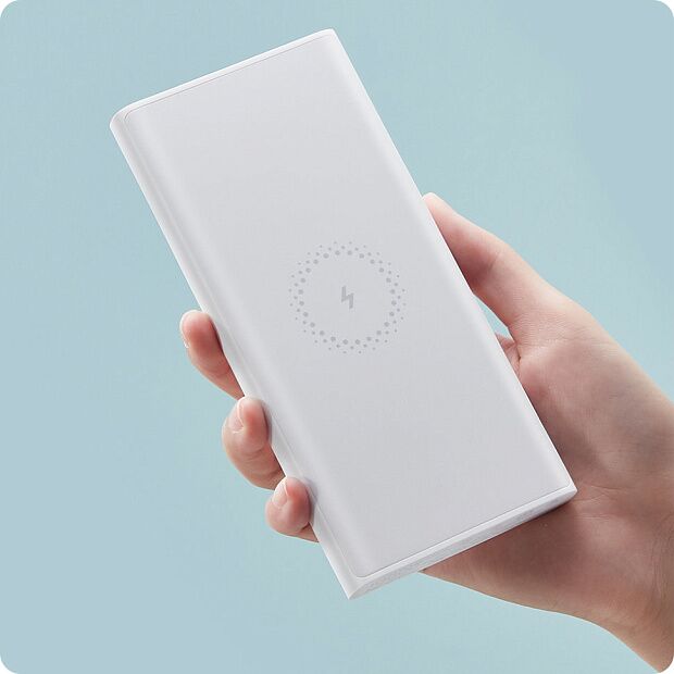 Беспроводной внешний аккумулятор Xiaomi Mi Wireless Power Bank 10000 mAh PLM11ZM (White) - 4