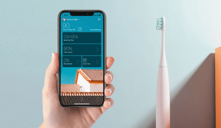 Синхронизация со смартфоном зубной электрощетки Xiaomi Oclean Air Smart Sonic Electric Toothbrush