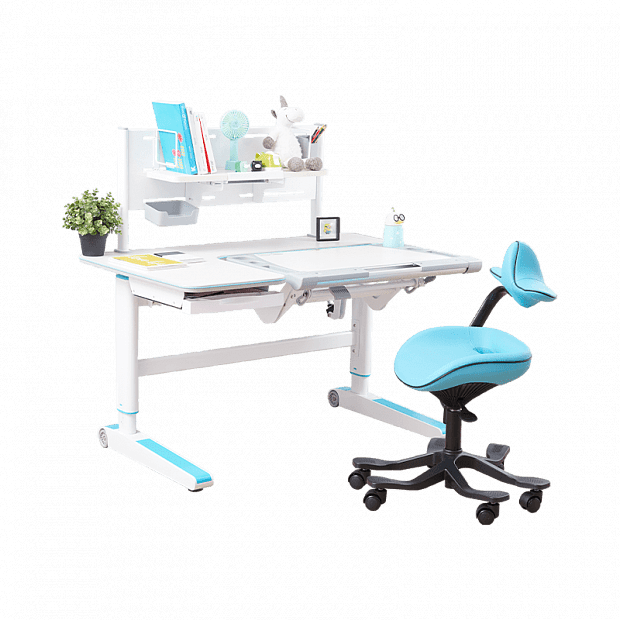 Детский учебный стол и стул Snuggle Sac Children's Table And Posture Training Chair (Blue) 